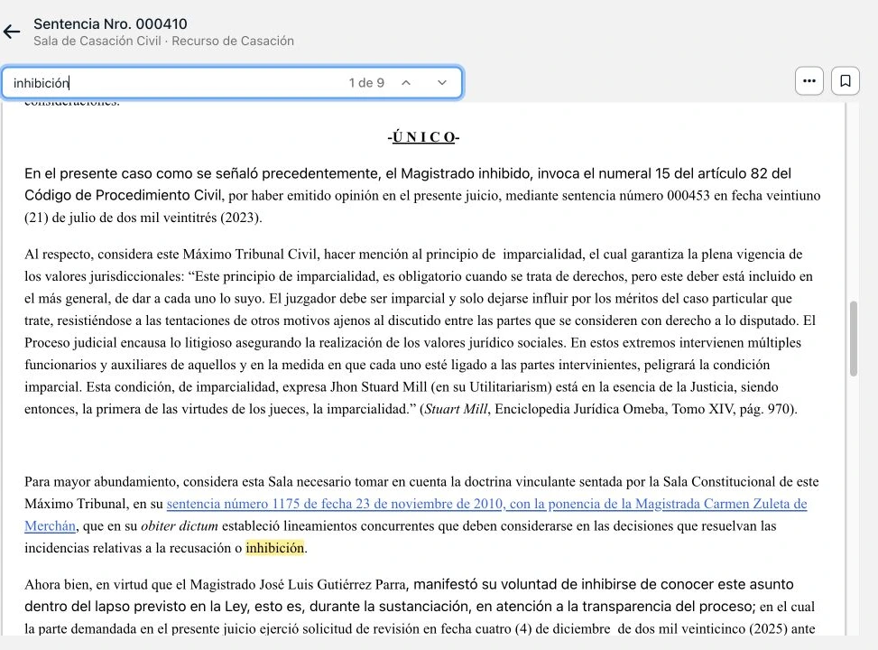Busca una expresión dentro de la sentencia y revisa lo que la rodea.